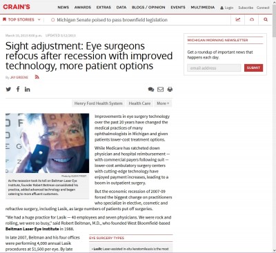 Crain's website image